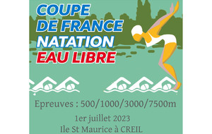 Creil: Coupe de France eau libre 2023