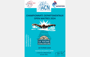 Championnats départementaux Open Maîtres CREIL
