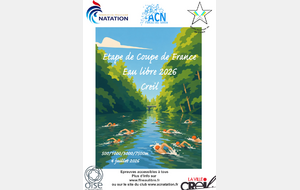 Etape de coupe de France en eau libre 4 juillet 2026 - Creil